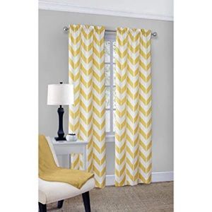 Yellow Chevron Curtains